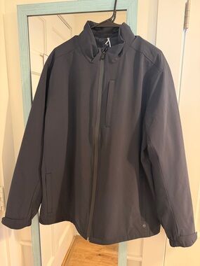 Vineyard Vines Mariner Soft Shell Jacket Black L NWT Performance Full Zip